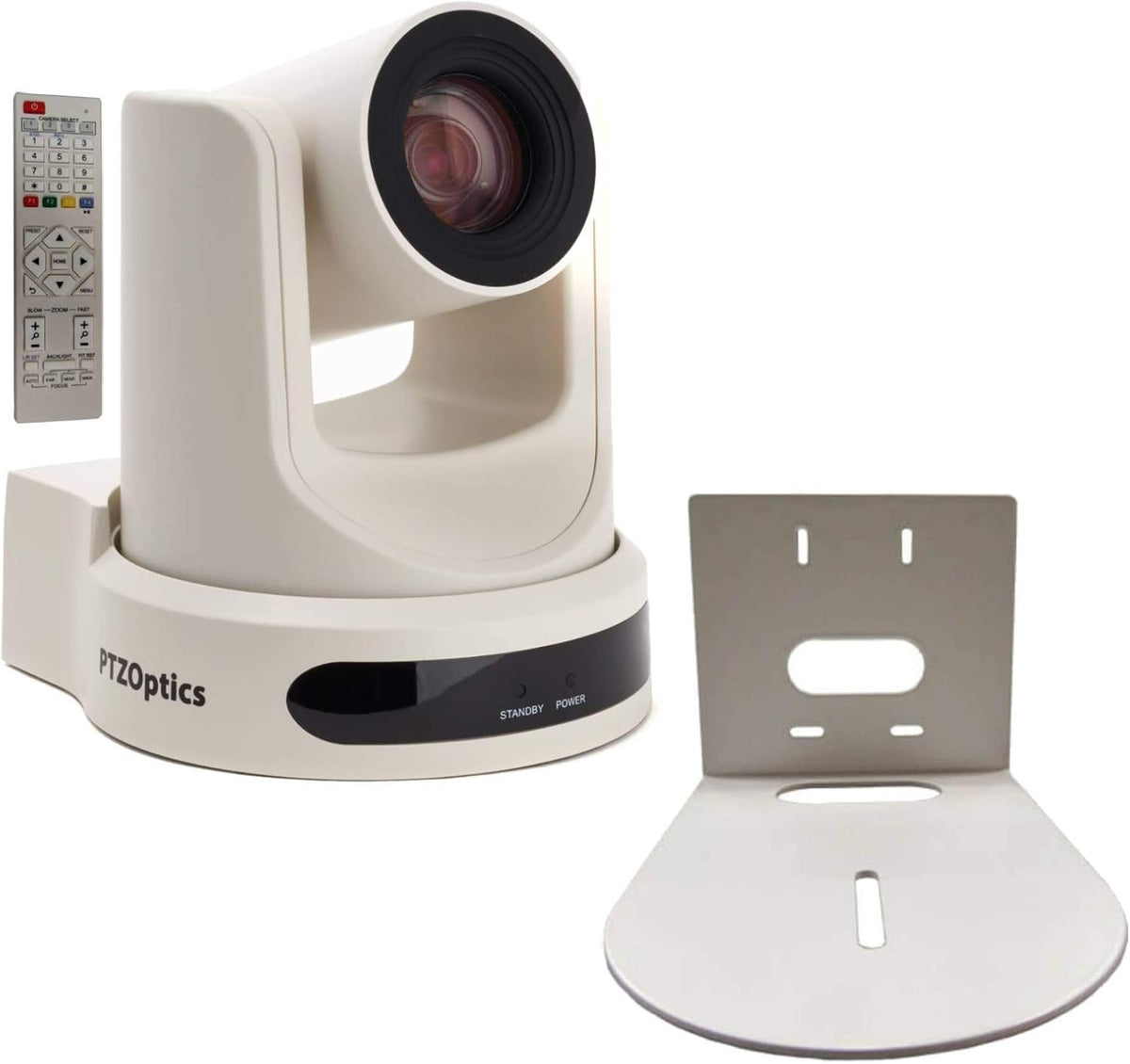 20x-USB Gen 2 1920 x 1080p Live Streaming Camera with White Wall Mount Bracket C6718