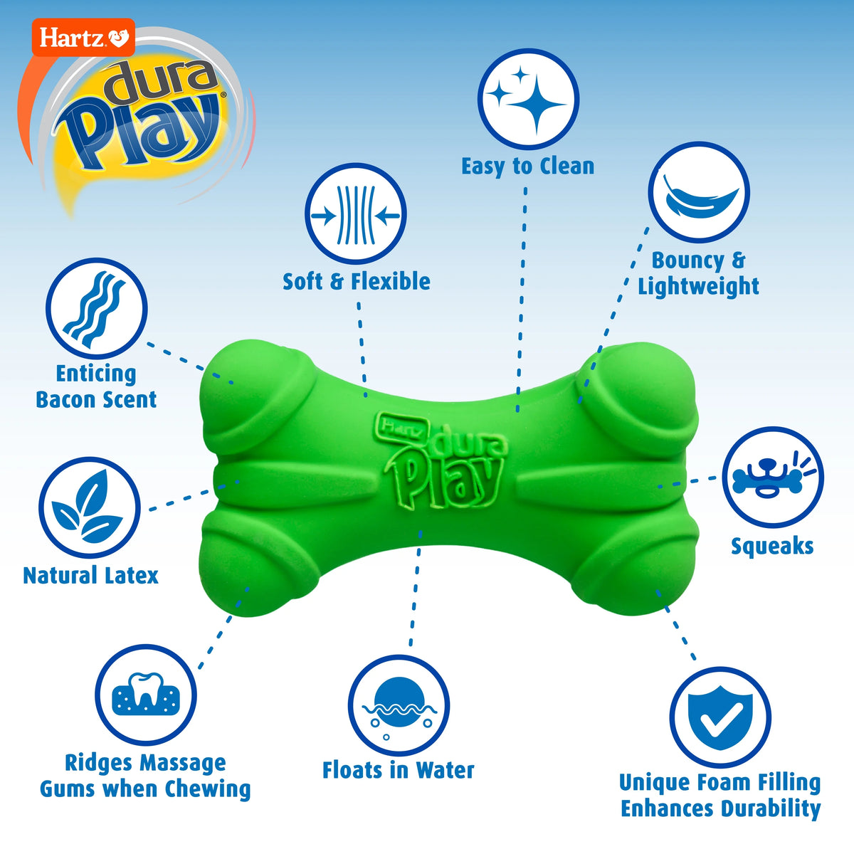 Medium Dura Play Bone Dog Toy E881048