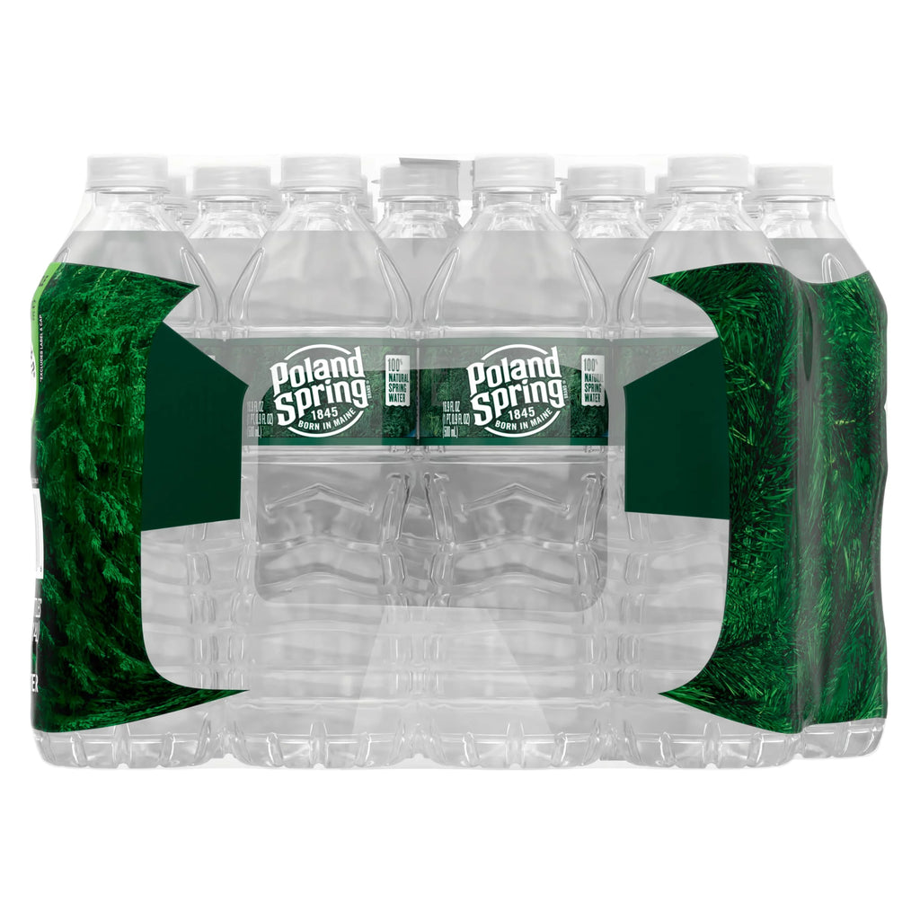 16.9-ounce Natural Spring Water Plastic Bottles (Pack of 28) U158