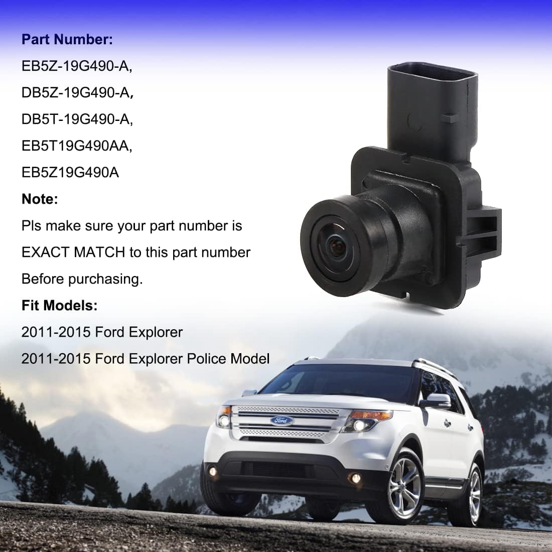Rear View Backup Camera Park Assist Camera N4349