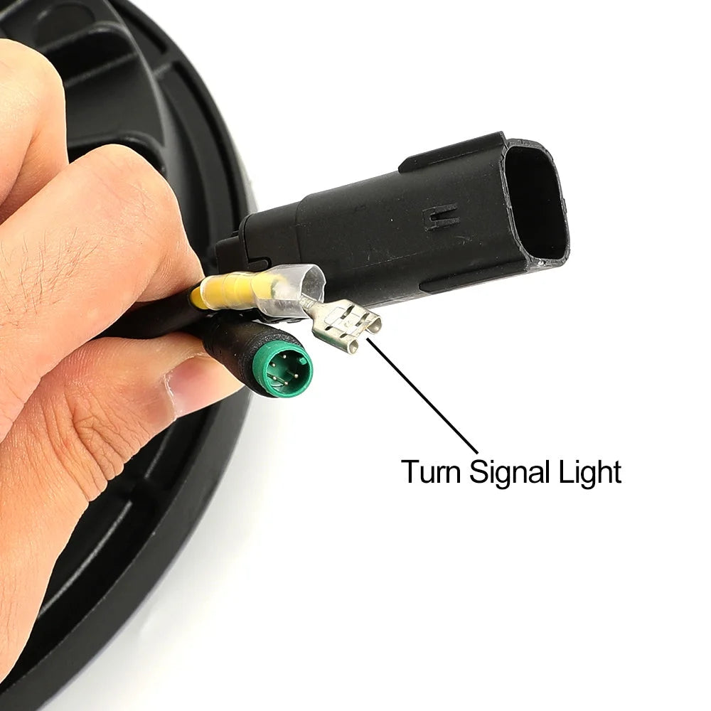 9 inch RGBW 3D LED Lens Halo Headlights with Turn Signal (2pcs/set) J143