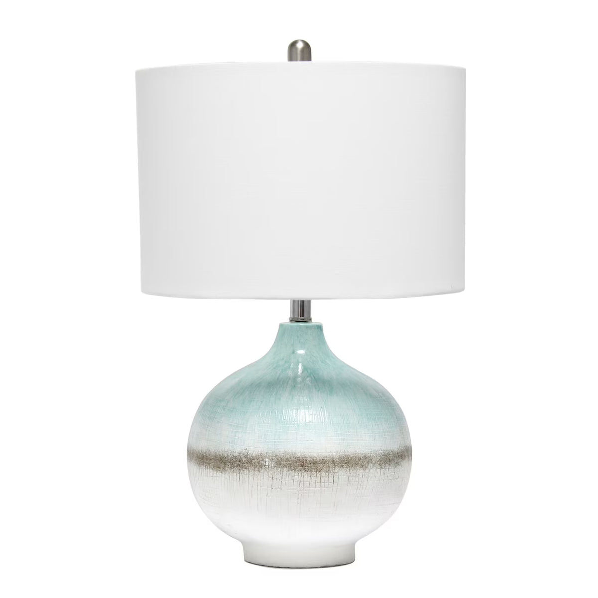 Aqua and Brown Table Lamp L520