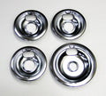 Chrome Range Burner Drip Pan Set V9123