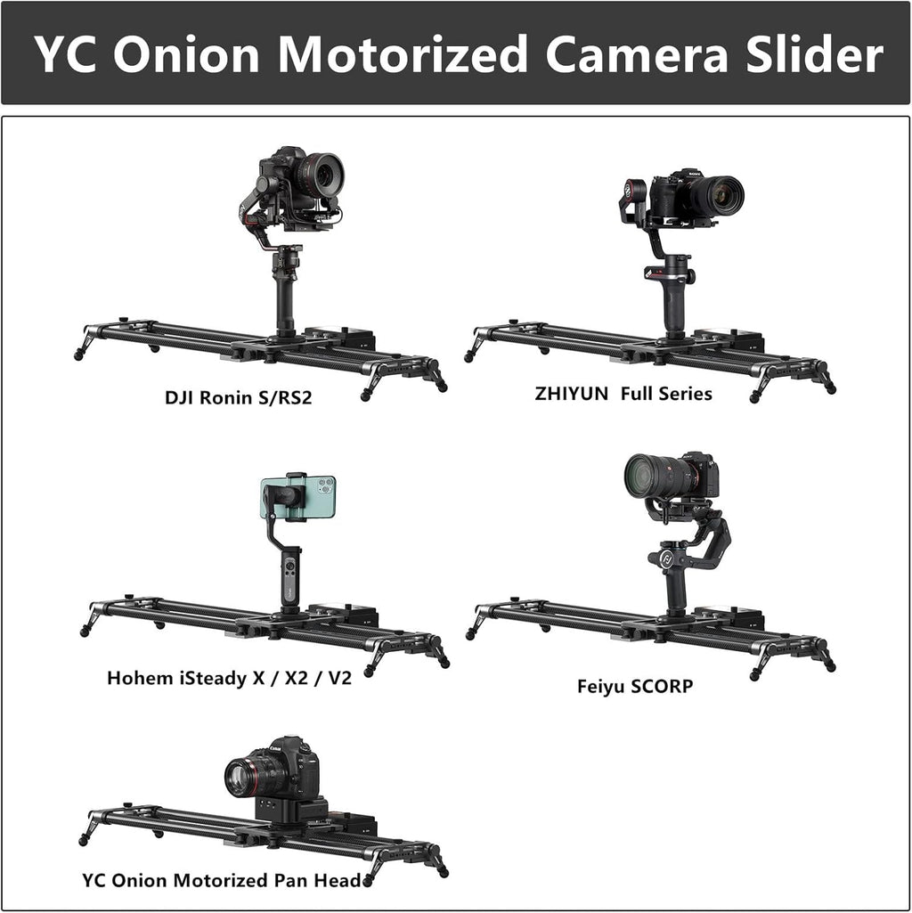 Motorized Camera Slider 60cm Carbon Fiber with APP Control N9567
