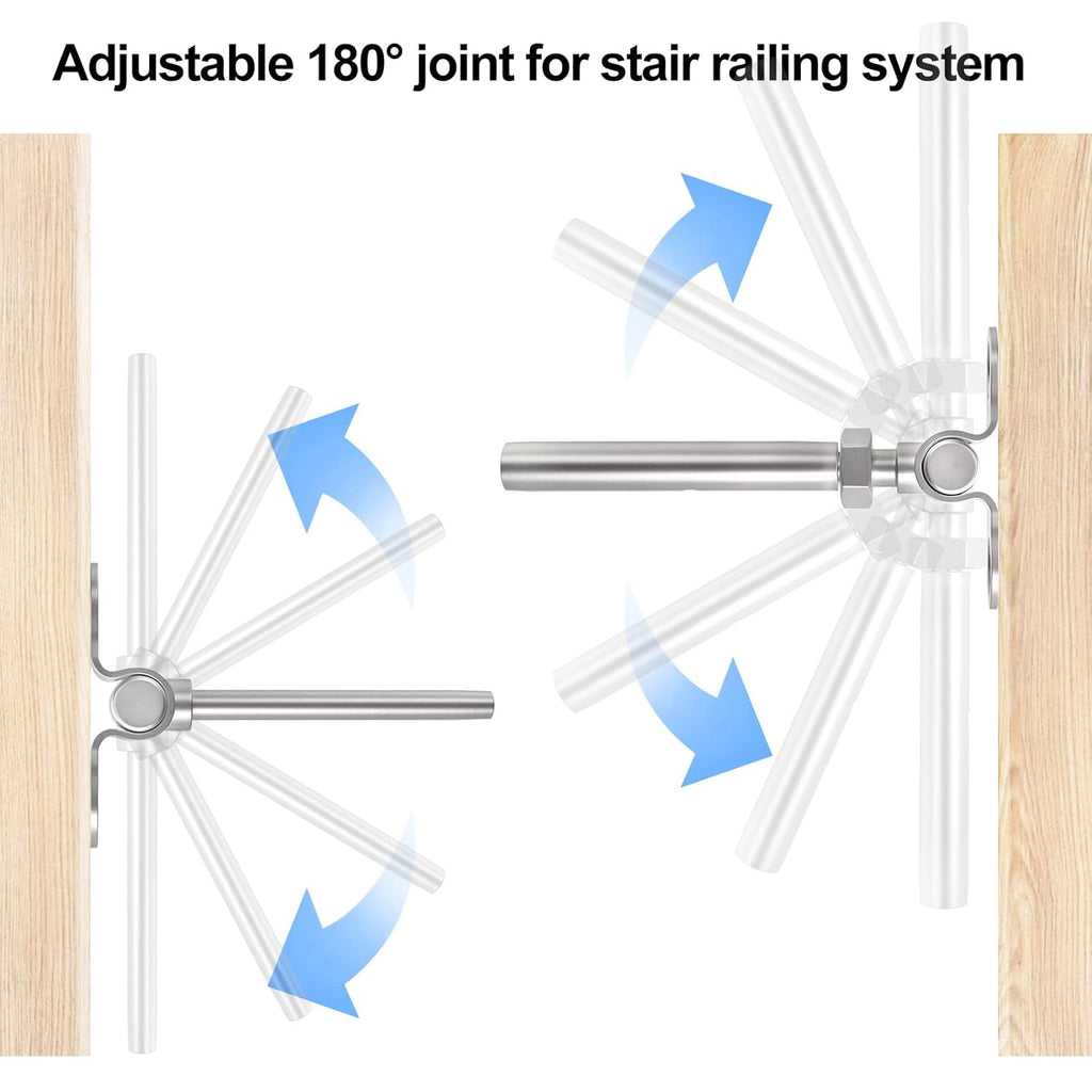 10 Set Stainless Steel Cable Railing Hardware Kit Z893