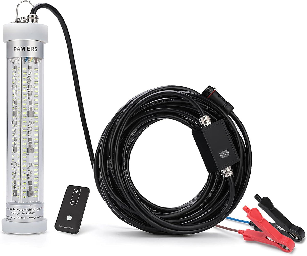 Underwater Fishing Light, DC12V/24V 300W, Pack of 2 A1165
