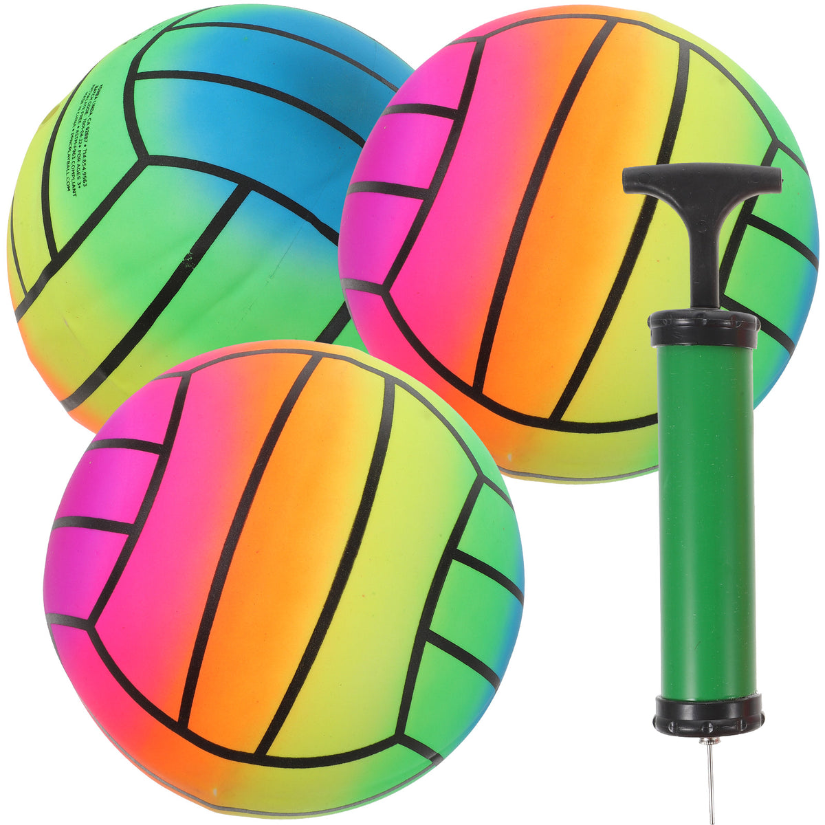 1 Set/4pcs Kids PVC Inflatable Ball Toy T21663