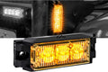 4pc 3.5" 3W RED LED Flashing Strobe Light Head Surface-Mount U237877