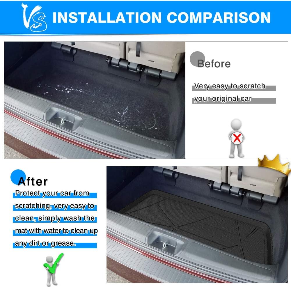 Anti-Slip Cargo Liner Trunk Floor Mat for Honda Odyssey Q321465