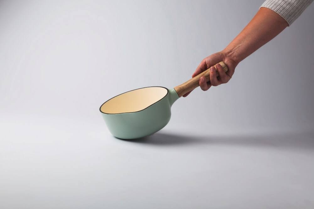 Green Cast Iron Saucepan 1.8 qt R244