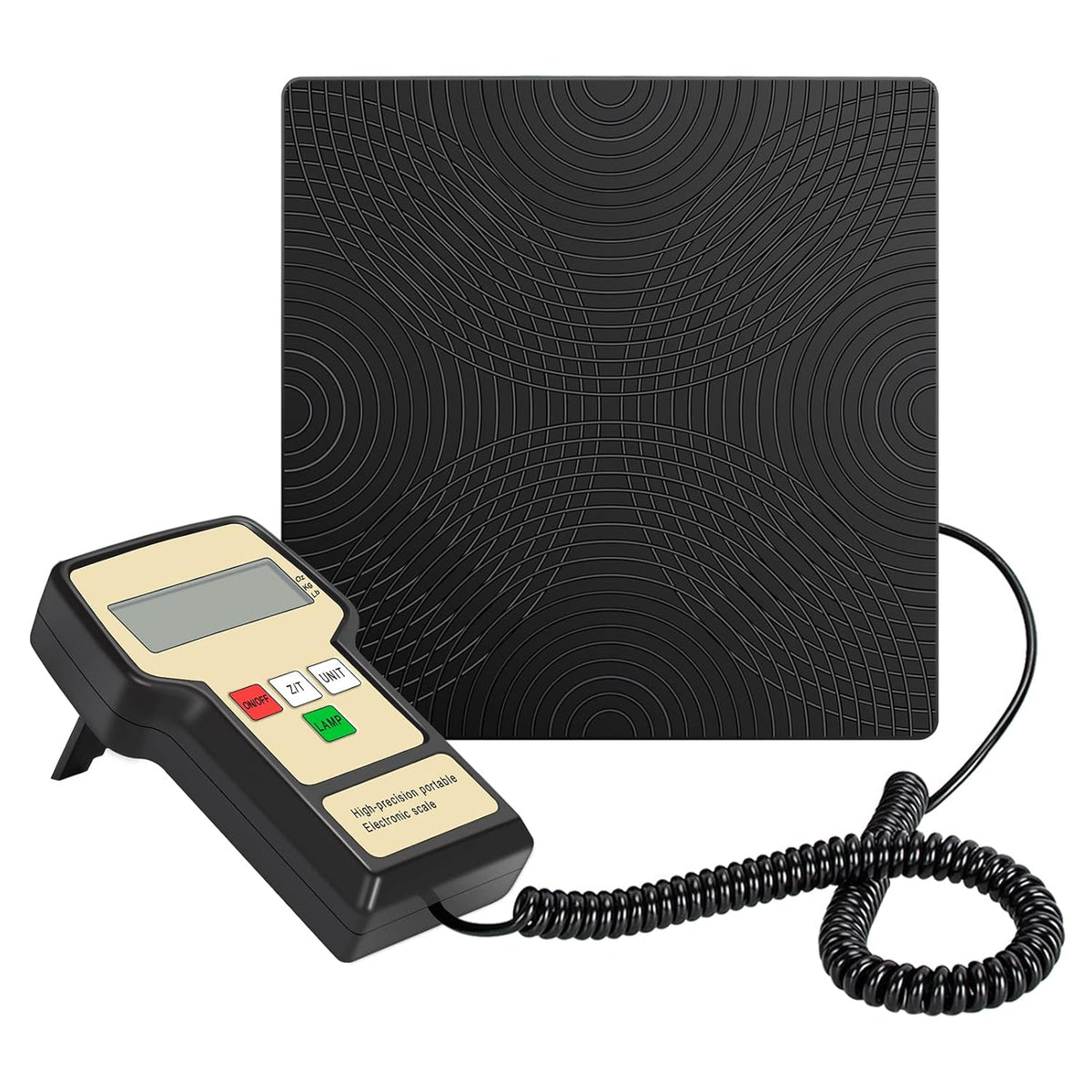 Refrigerant Recovery Electronic Scale, Portable HVAC Weight Scale Charging Valve 220 lbs/100kgs, Carrying Case Included Pack of 2 R8104