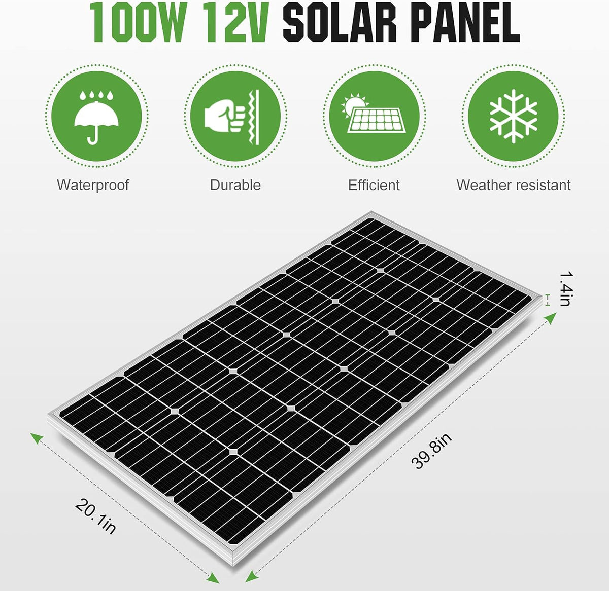 200 Watts Solar Panel Kit 12 Volt/24 Volt X136328