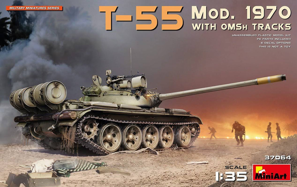 1/35 Scale T-55 Mod. 1970 Model Kit I498506