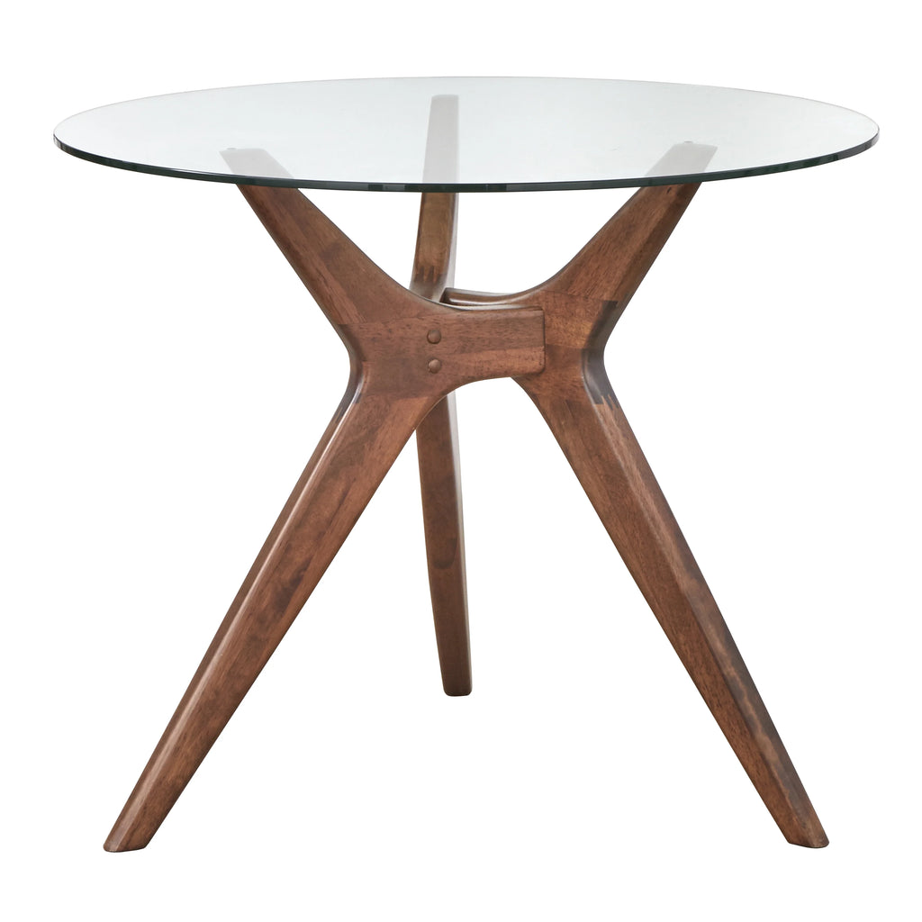 Round Dining Table with Tempered Glass Top Z96790