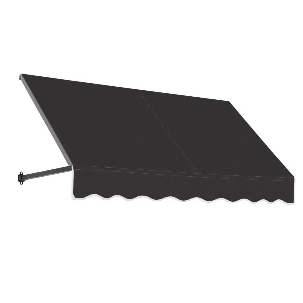 Black Acrylic Fixed Awning W7992