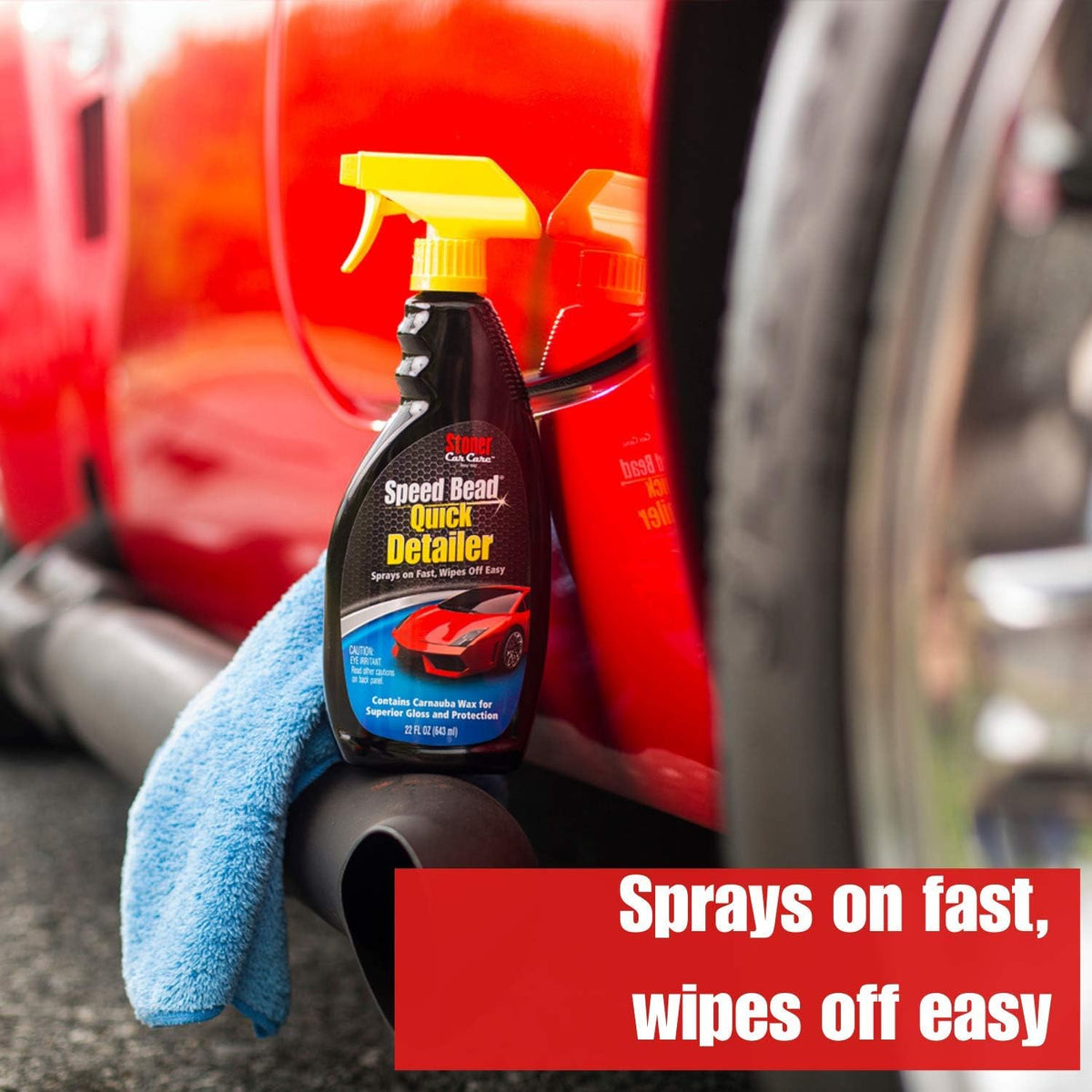 22-Ounce Car Cleaner Wax Spray, Pack of 6 O486
