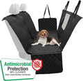 Heavy Duty Dog Hammock Bench Seat Cover with See-Thru Mesh Window, Waterproof, Pack of 2 E197