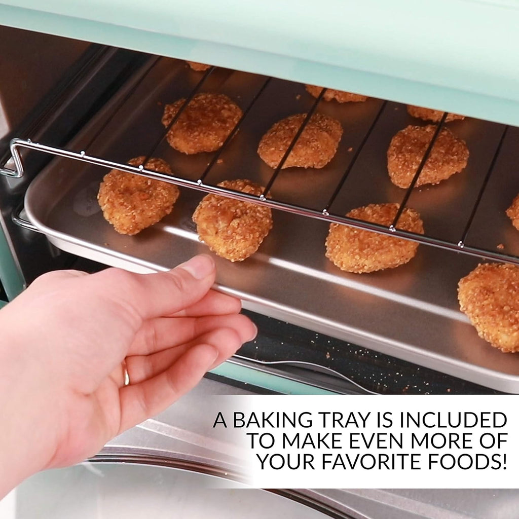 0.7-Cu. Ft. Retro Convection Toaster Oven, Aqua W453