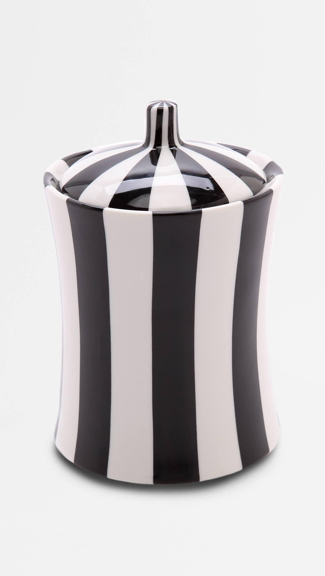 Black/White Glitter Canister Z32206
