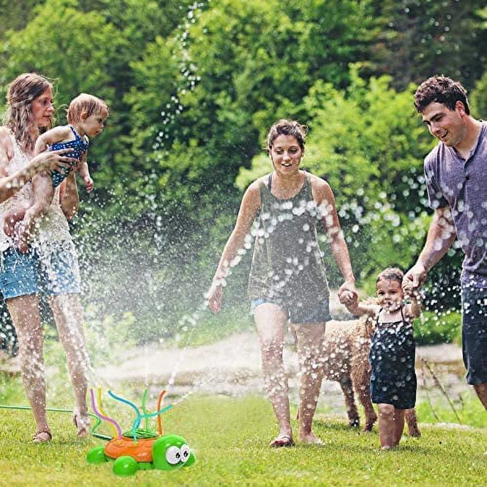 Spinning Turtle Sprinkler Toy for Garden Hose Y110