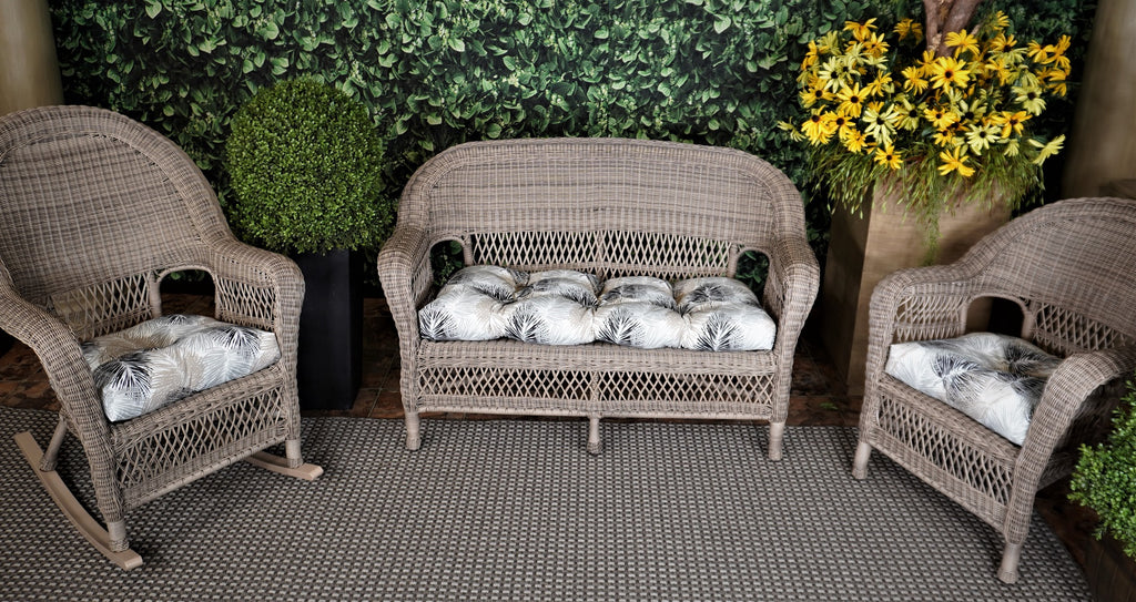 Multi-color U-Shape Outdoor Seating Cushions (3 Pieces) F590916