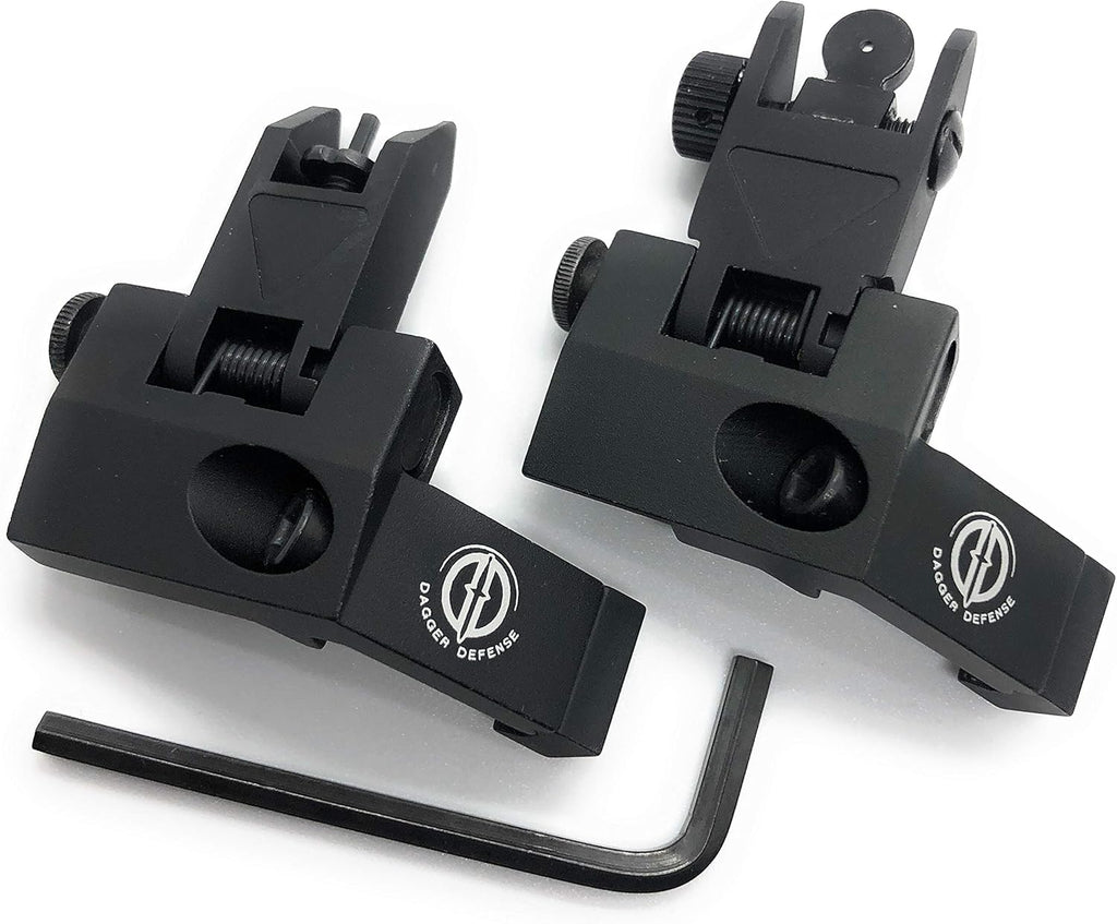 V2-45 Degree Flip Up Sights, Canted Back Up Iron Sights A38887