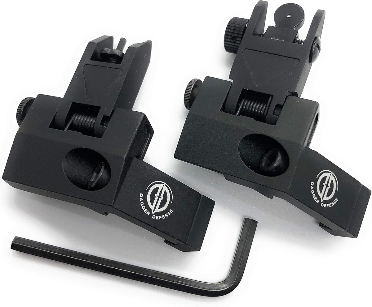 V2-45 Degree Flip Up Sights, Canted Back Up Iron Sights A38887