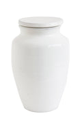 Medium White Terracotta Cachepot E435