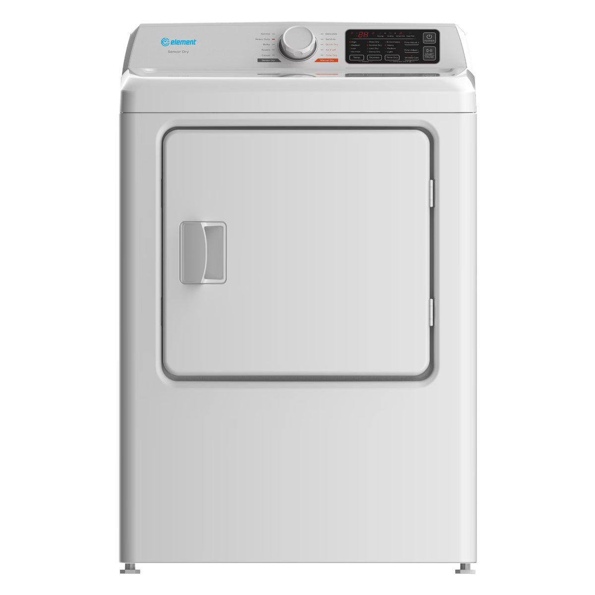 6.7 cu. ft. Front Load Electric Dryer in White F1791