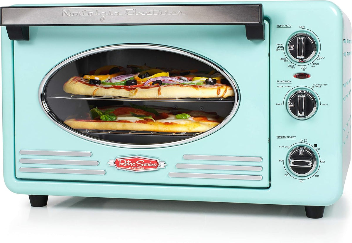 0.7-Cu. Ft. Retro Convection Toaster Oven, Aqua W453