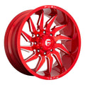 Candy Red Milled 20x9 8x165.1 20mm Wheel W75274