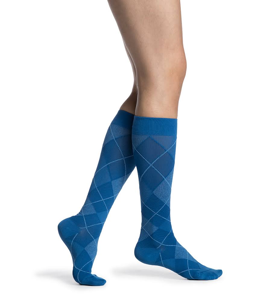 Microfiber Calf High Compression Socks H4931