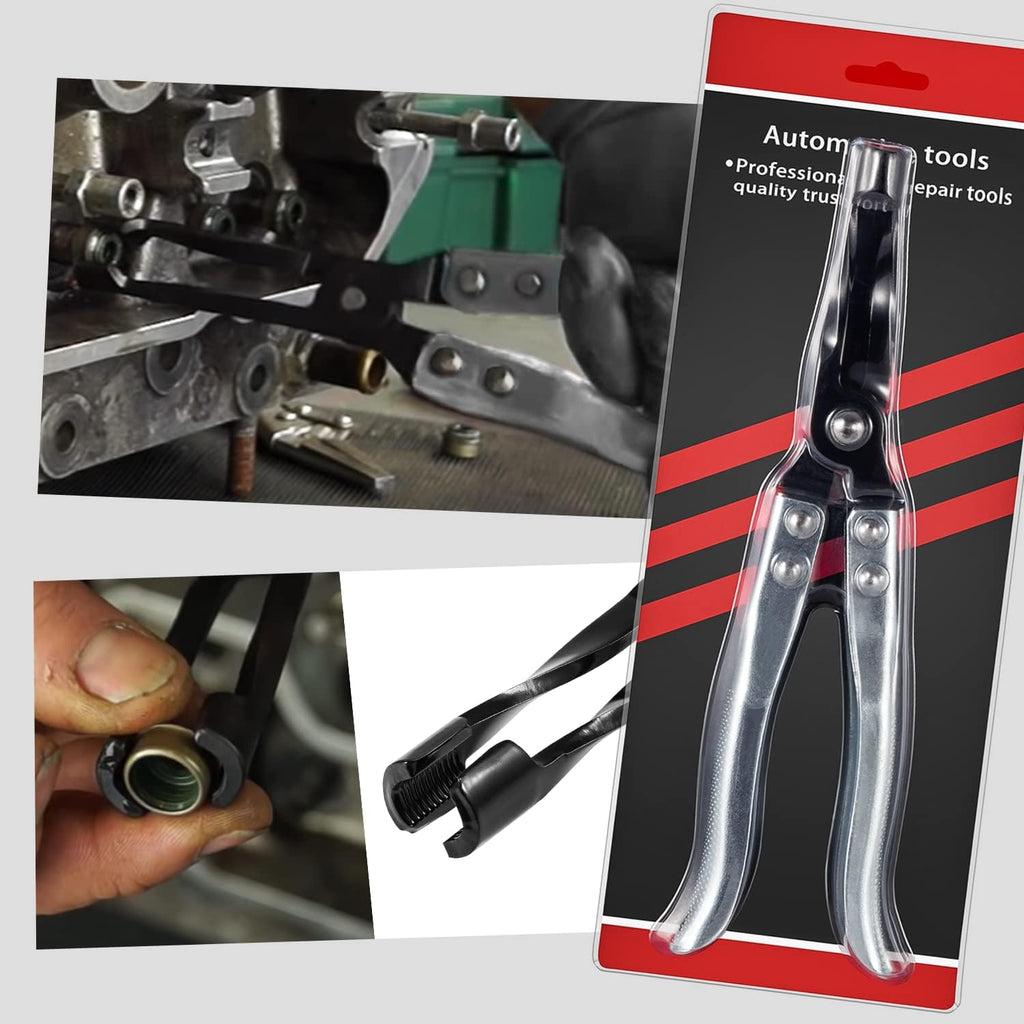 3PCS Valve Replacement Tools Set with Valve Spring Tool, Valve Holder Hose and Valve Stem Seal Pliers S854483