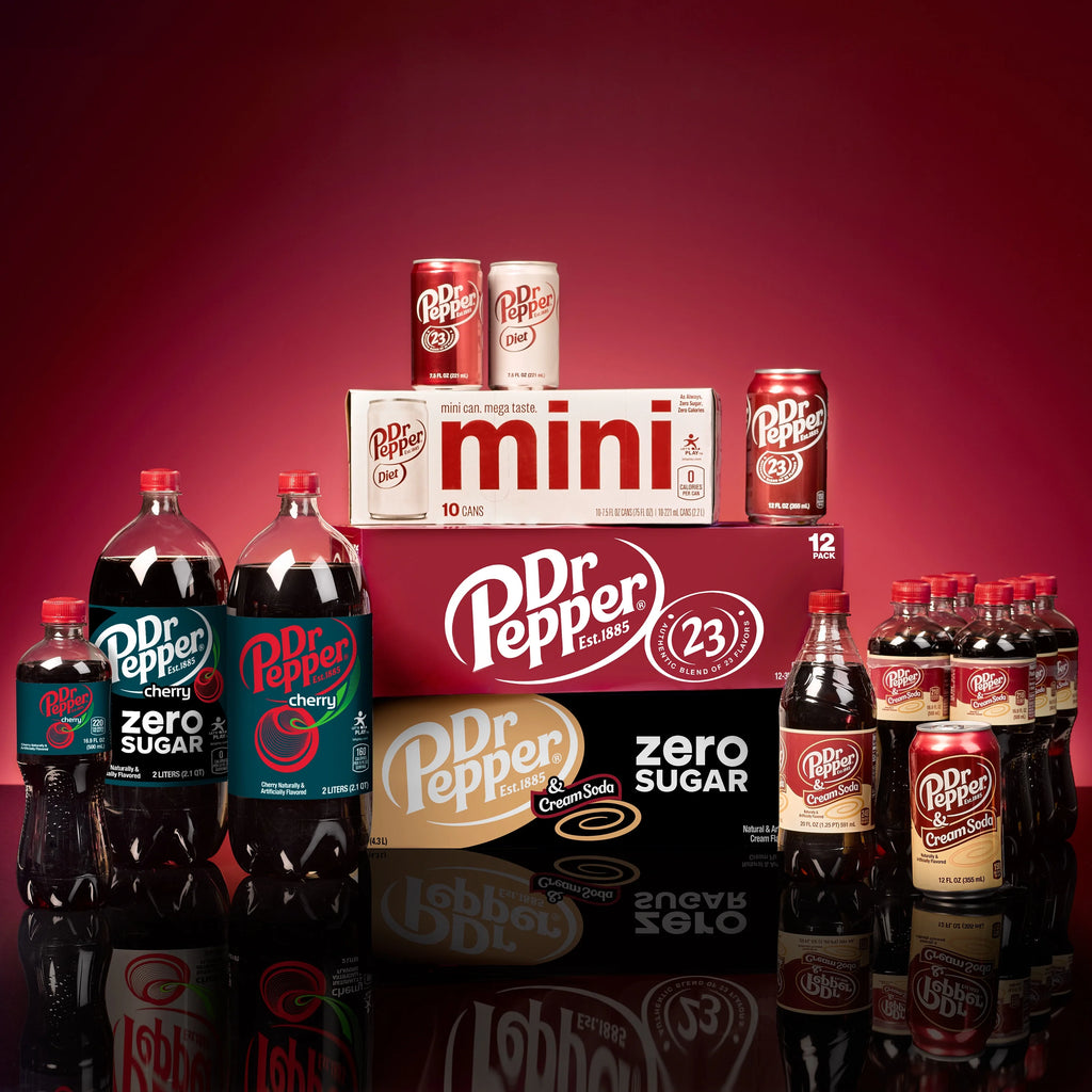 12 Pack Cans Diet Dr Pepper Soda Pop M2766