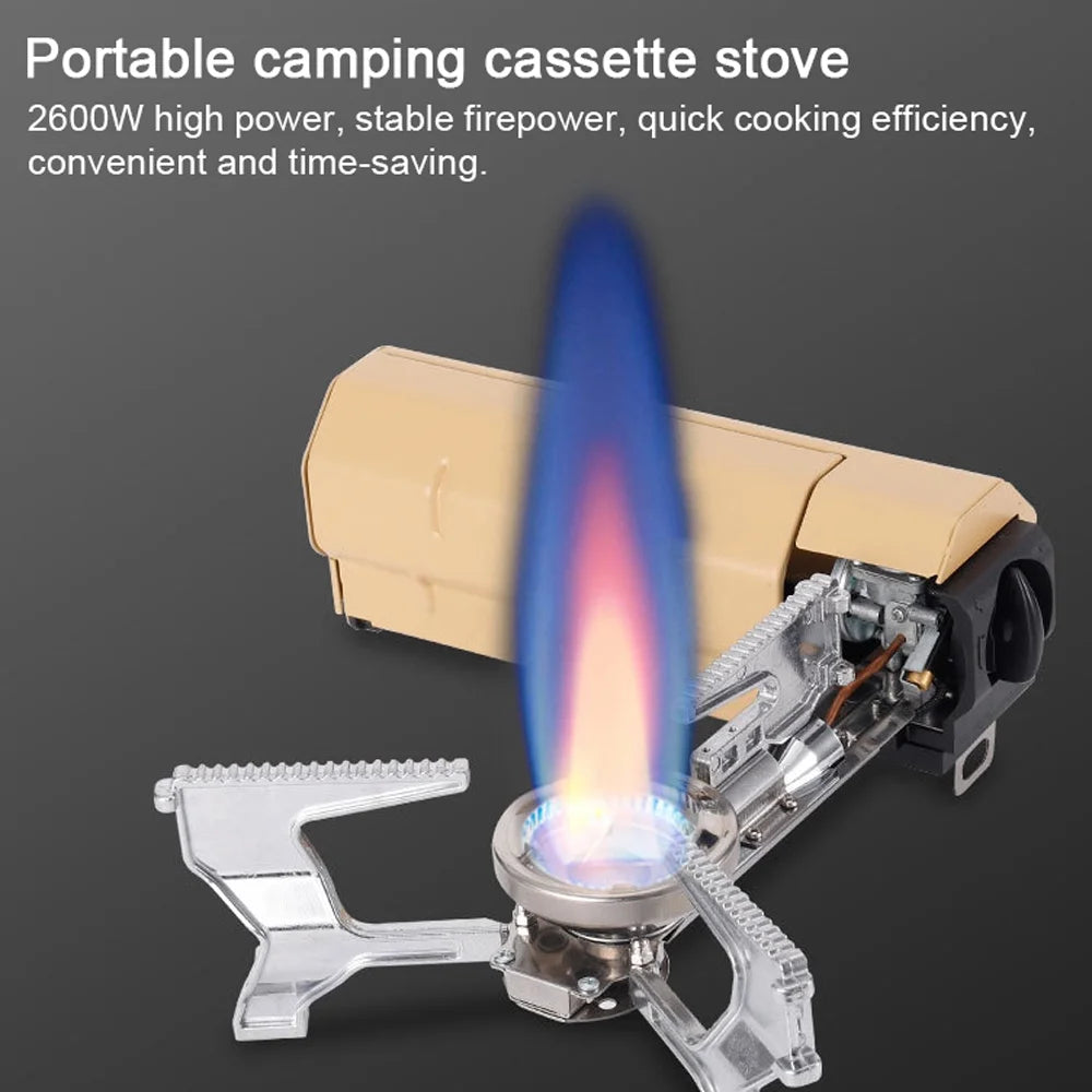 Portable Butane Camping Stove 2600W with Carrying Bag I173844