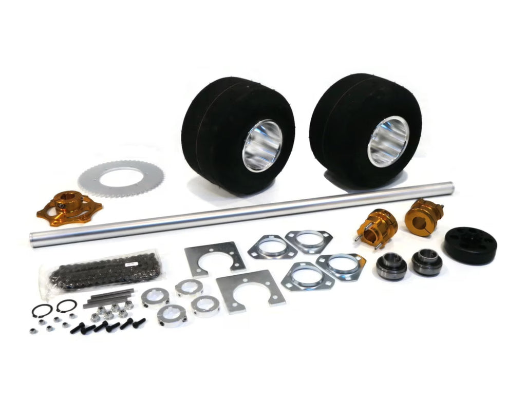 36 Inch Shaft Kit For Drift Trike Bikes With Axle Bearing & Race Hubs B5052