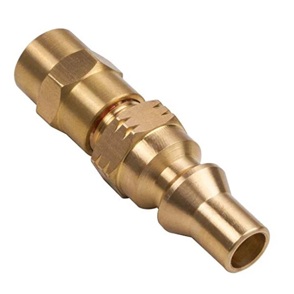 1/4" RV Propane Quick Connect Adapter Brass 5-Piece Set S598