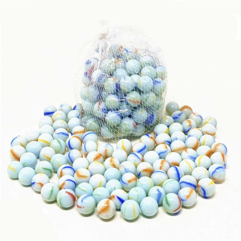 2500 Count 5/8" Glass Marble Bulk Lot (25 Bags) P399