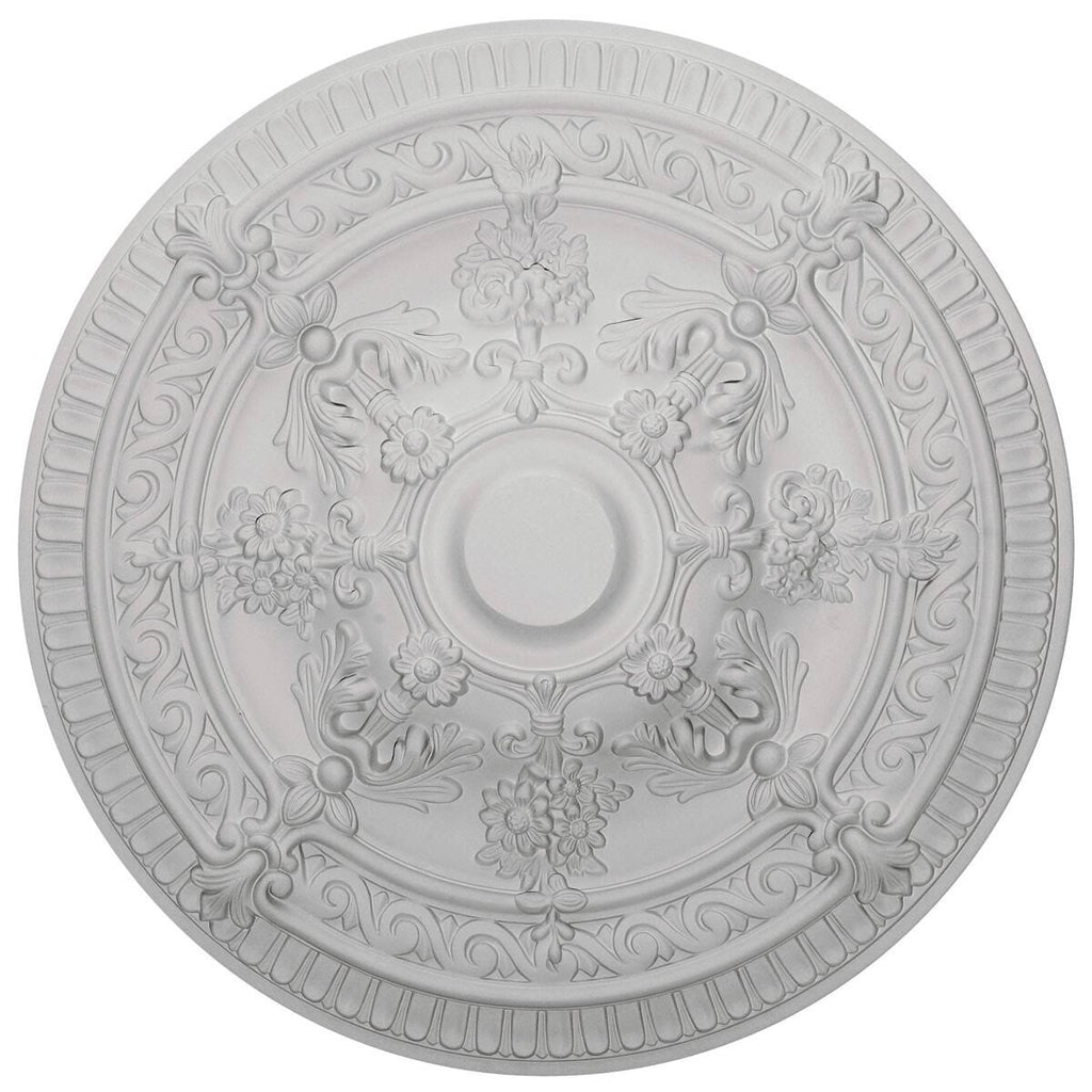 26x22OD x 3x22P Hand-Painted Ceiling Medallion J52998