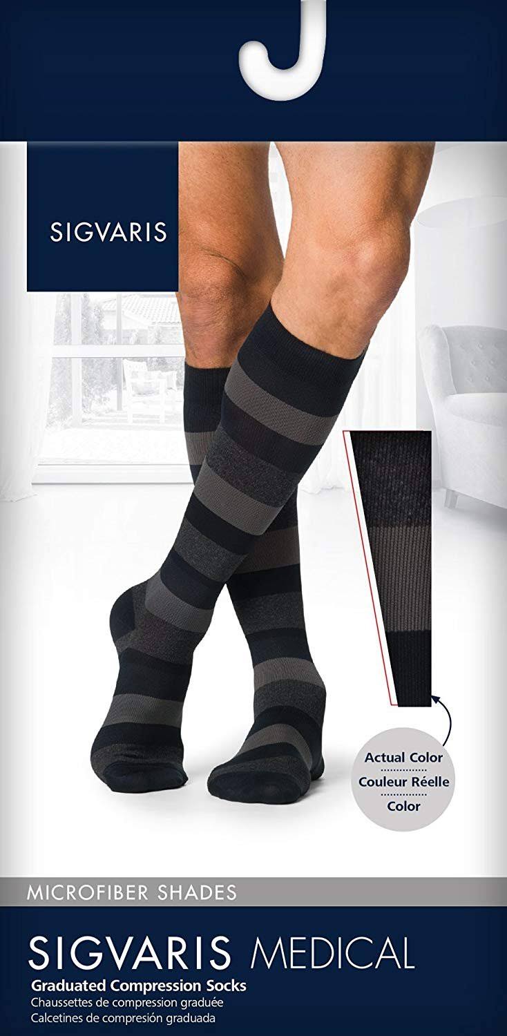 Microfiber Calf High Compression Socks H4931