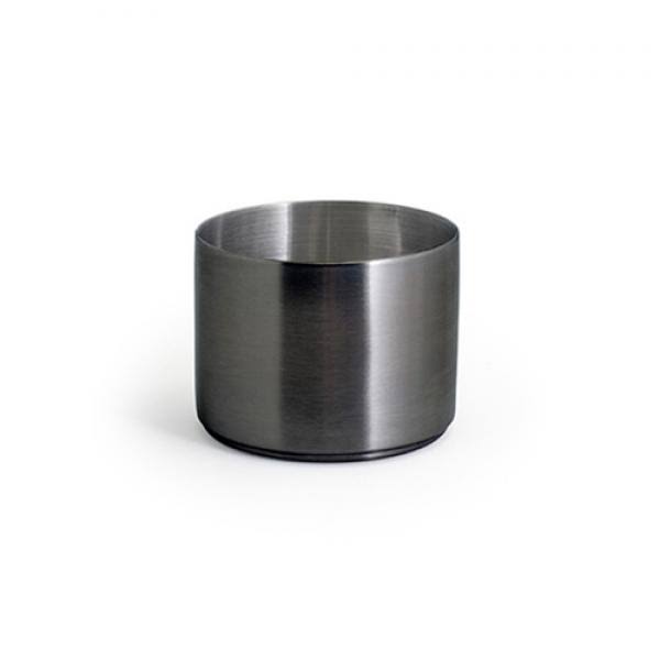 Matte Black Brushed Stainless Steel Round Ramekin V9893