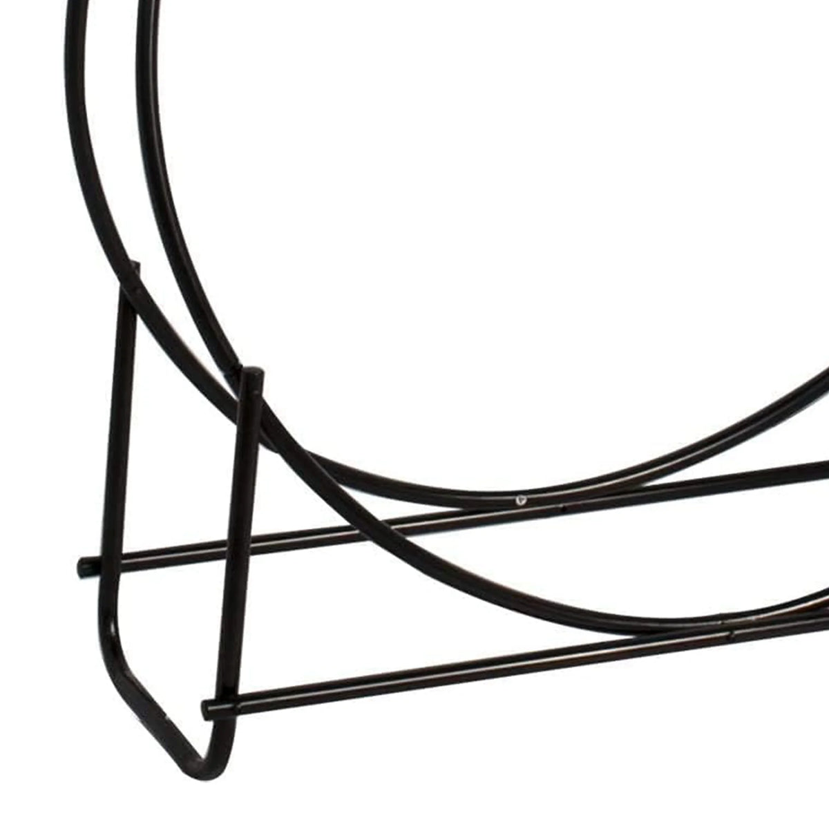 Black Tubular Steel Log Rack I52553